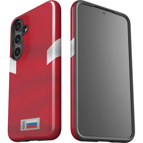 Russia Soccer Flag Galaxy S25 Impact Case